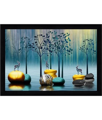 Indianara - Animal Painting With Frame