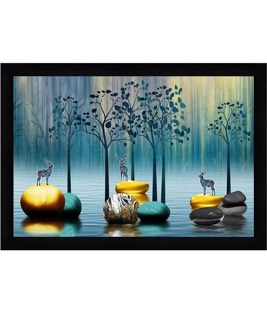 Indianara - Animal Painting With Frame