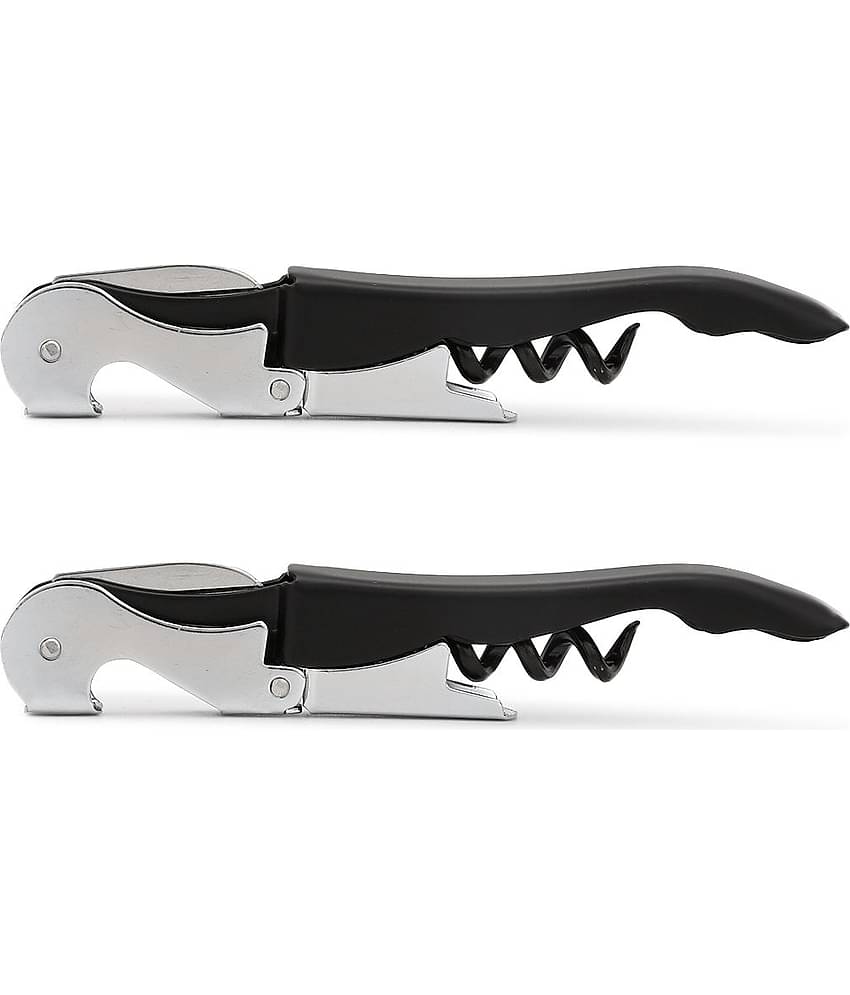 Black Stainless Steel Bottle Opener