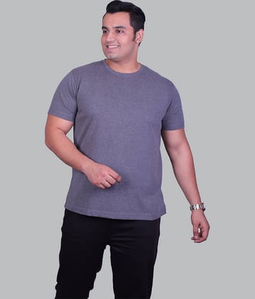 Xmex Pack of 1 Cotton Blend Regular Fit Men's T-Shirt ( Grey )