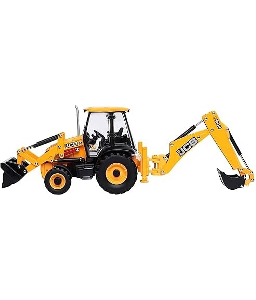 ECLET  Pack Of-1 2in1 Unbreakable Pull Back JCB Construction Loader Truck Vehicle Toy  (for kids Push Dozer Excavator Bulldozer Construction Toys Truck Machine-Multi, Pack of: 1)