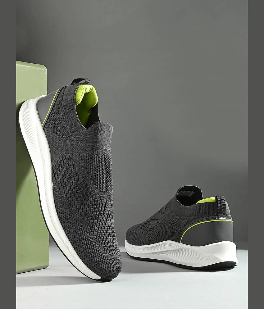 OFF LIMITS DEREK Big & Tall Dark Grey Men's Sports Running Shoes