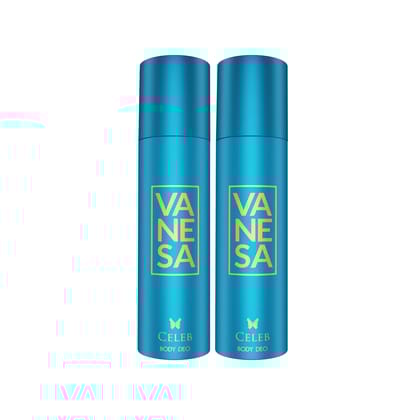 Vanesa Celeb Body Deodorant | 150 ml each | Pack of 2