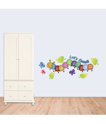 Sticker Studio Catterpillar Super Hero Theme PVC Sticker