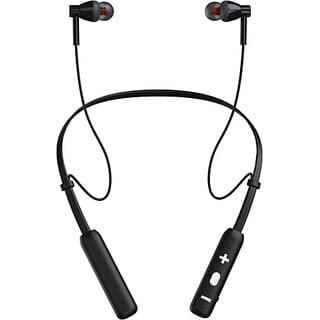 TecSox Tecband Blaze 200 Wireless Neckband40H Playback IPX 4  Boom Bass Black Bluetooth Headset (Black, In the Ear)