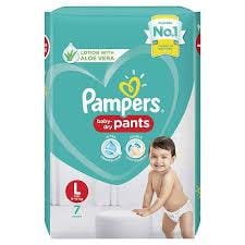 PAMPERS LARGE 7 PAMPERS LARGE 7