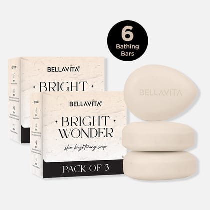Bright Wonder Skin Brightening Soap (Pack of 6) Bright Wonder Skin Brightening Soap (Pack of 6)