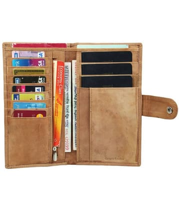 Style 98 Fashion Leather Tan Passport Holder