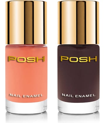 Posh Nail Polish Multi Glossy Pack of 2 9 mL