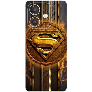 Yug Emporium Oppo A3x Superman Logo View Theme (Back Cover, Multicolor)