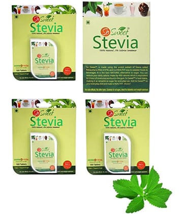 So Sweet (300 Tablets + 50 Sachet) Sugar Substitute Tablets 105 g Pack of 4
