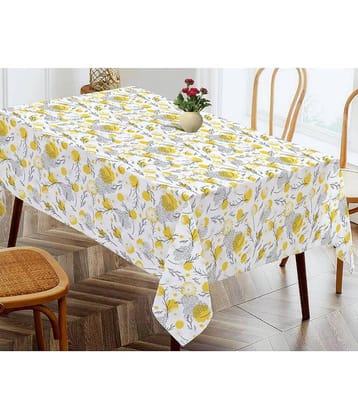 Oasis Hometex Printed Cotton 4 Seater Rectangle Table Cover ( 152 x 138 ) cm Pack of 1 Multicolor
