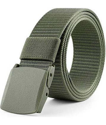 Loopa - Green Nylon Men's Casual Belt ( Pack of 1 )
