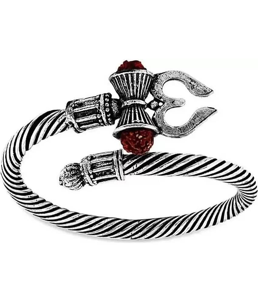 HEER COLLECTION - Silver Religious Bracelet ( Pack of 1 )