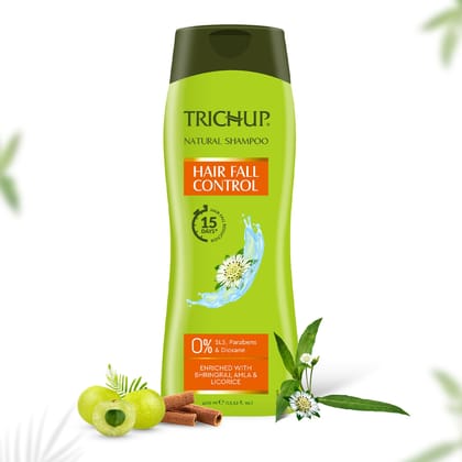 Trichup Hair Fall Control Natural Shampoo 400&nbsp;ml (Pack of 2) – Herbal Shampoo for Stronger, Healthier Hair