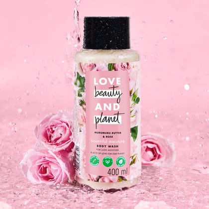 Murumuru Butter & Rose Body Wash-400 ml