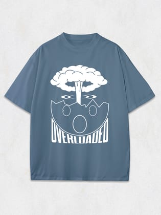 Overloaded Oversized T-Shirt-River Side / S