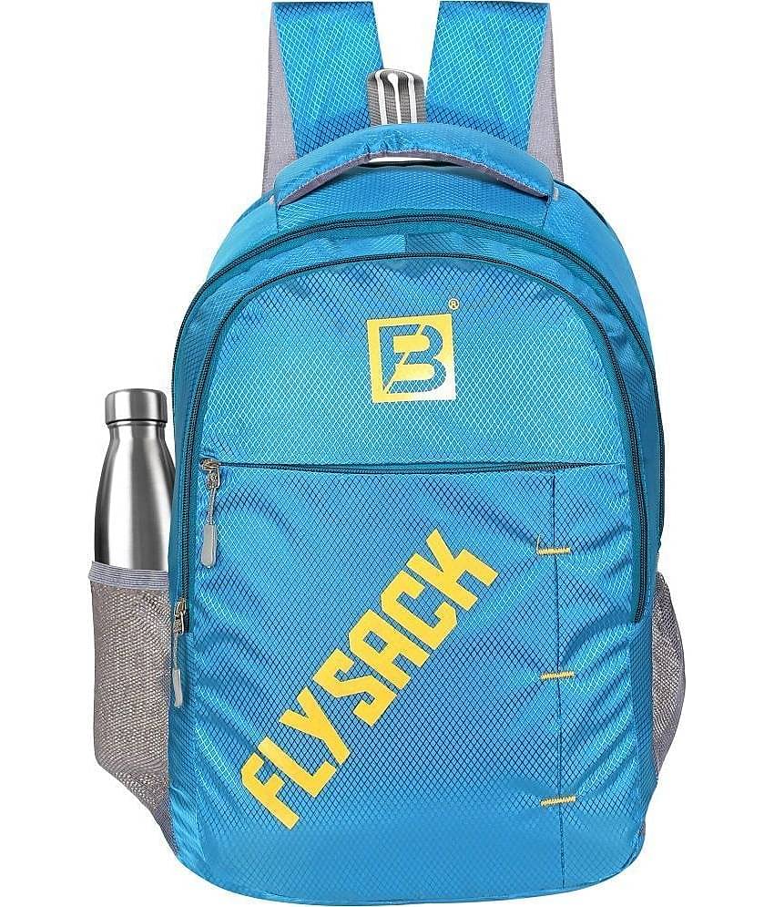 FLYSACK Light Blue PU Backpack ( 40 Ltrs )