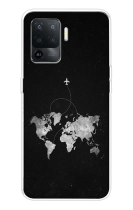 World Tour Soft Cover for Oppo F19 Pro