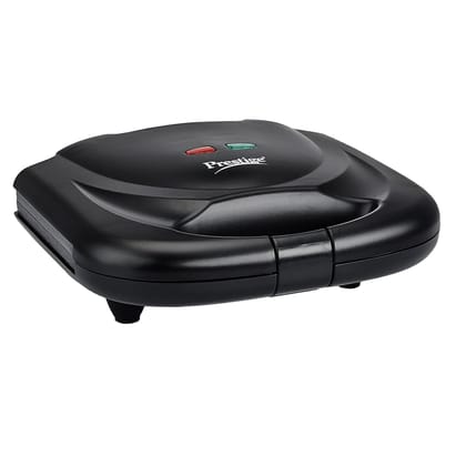 Prestige PSMFB 800 W Sandwich Toaster with sandwich plates|Makes multi-layered sandwiches|Black|
