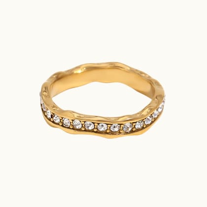 Eduzo Ring - 18K Gold Plated-7 / Silver