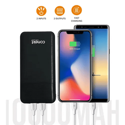 Conekt 10000 mAh Power bank (Zeal Swift, Black )