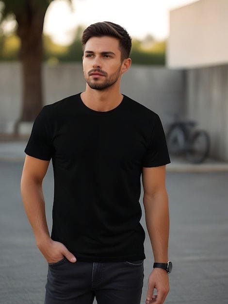 MEN SOLID ROUND NECK PURE  COTTON T SHIRT