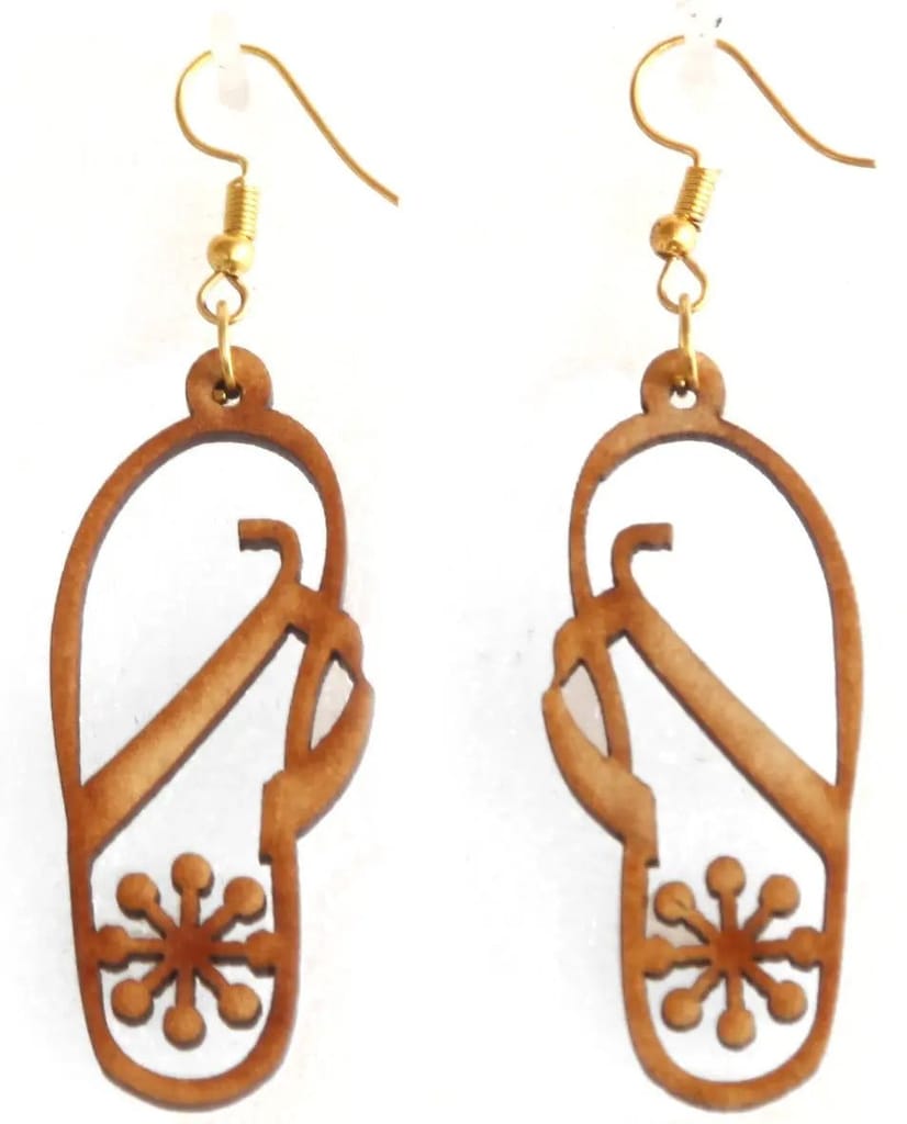 Handcrafted Wooden Earrings Set - 3 Pairs of Fun and Unique Designs