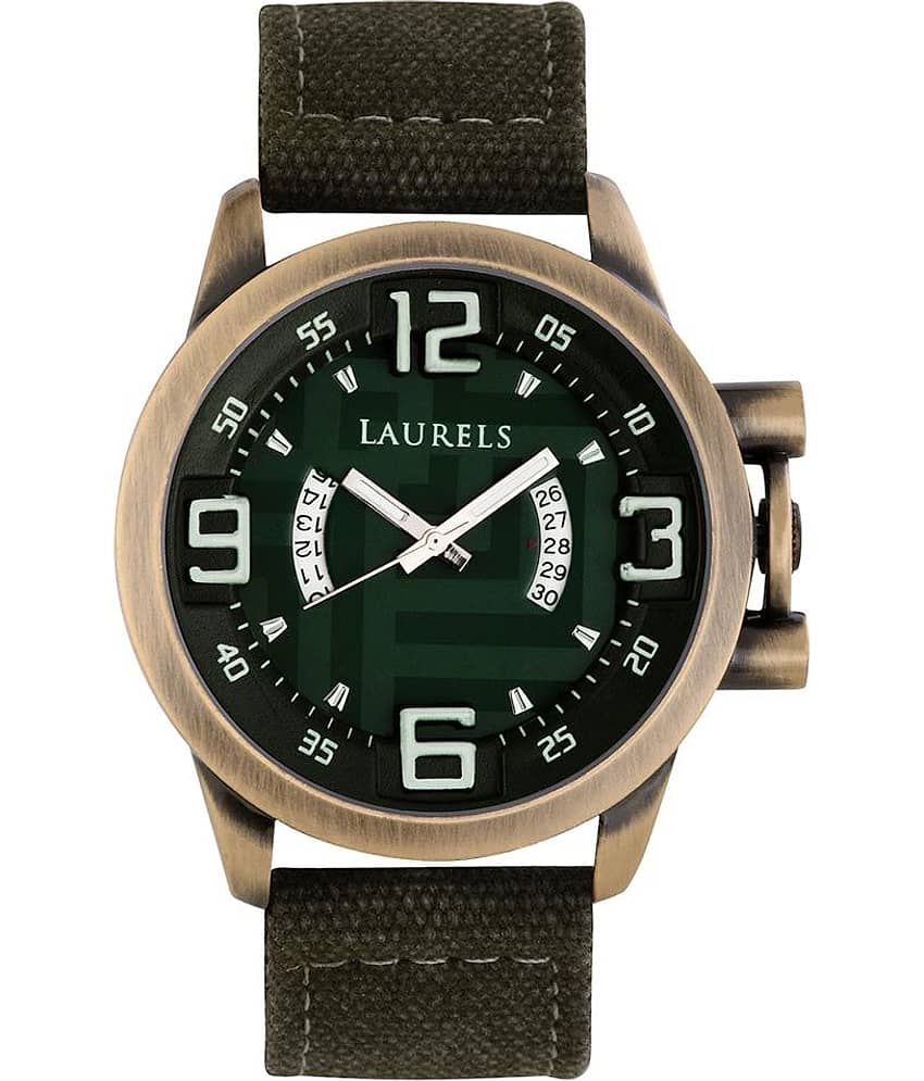 Laurels Europha Series Men's Watch (Lo-Eu-204)-Green