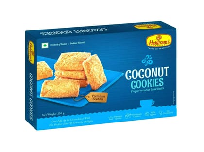 Haldiram's Nagpur Coconut Cookies - 250 gm
