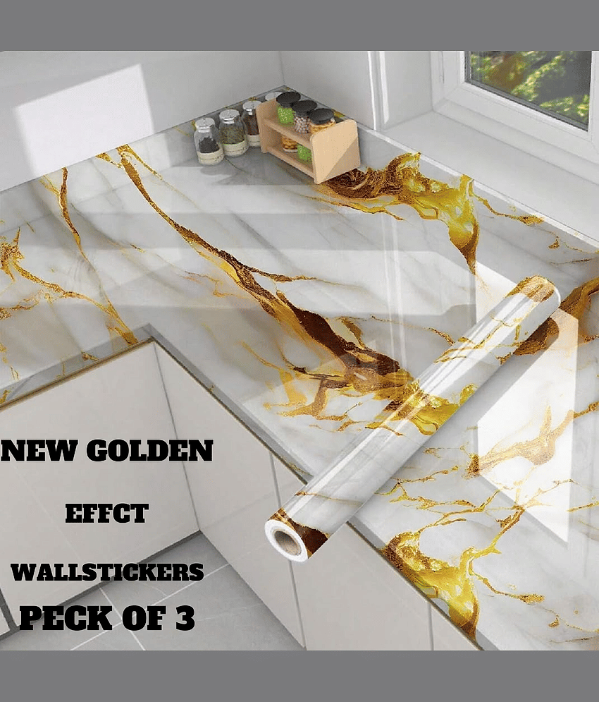 swipe n see Abstract Wallpaper ( 60 x 200 ) cm ( Pack of 3 )