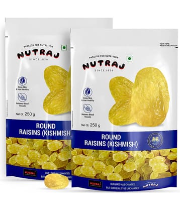 Nutraj Special Raisins (Round) 500 g (250 g X 2)