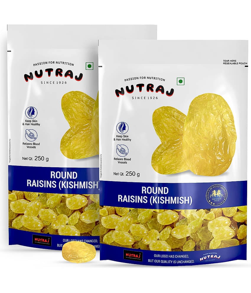 Nutraj Special Raisins (Round) 500 g (250 g X 2)