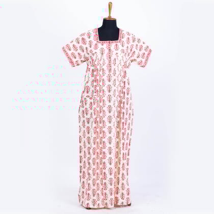 RELAX Cotton Nighty PLEATED XL