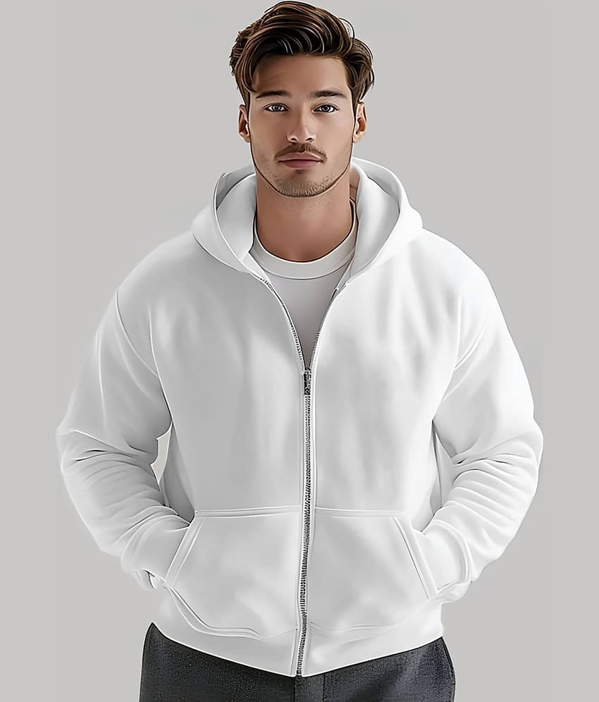 ENITOR Fleece Hooded Men's Sweatshirt - Blue ( Pack of 1 )