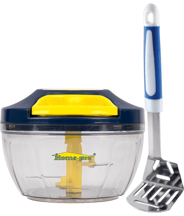 HomePro - Multicolor Plastic Mannual Chopper 450 ml ( Pack of 2 )