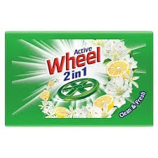 Wheel 2 In 1 Clean & Fresh Detergent Bar 240 GRAM