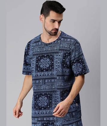 Veirdo Pack of 1 Cotton Oversized Fit Men's T-Shirt ( White )