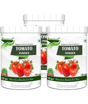 rawmest Tomato Powder 100%Organic Tomato Powder Vegetable Juice 300 gm Pack of 3