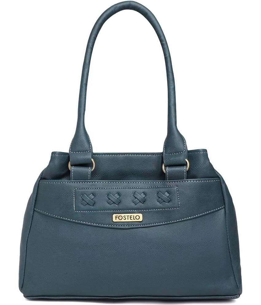 Fostelo Green PU Shoulder Bag