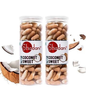 Shadani Coconut Sweet Hard Candies 225 gm Pack of 2