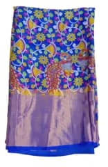 Elegant Silk Saree in Deep Blue