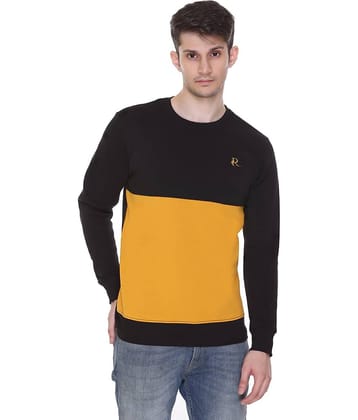 RF RAVES - Black Fleece Regular Fit Men's Sweatshirt ( Pack of 1 )