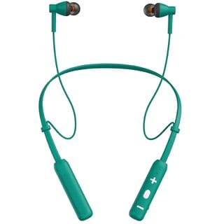 DIGIMATE Fire 2.0 Bluetooth Neckband With 30 Hours Playtime, Type C Fast Charging Dual Pairing With Mic (Green, DGMGO5-005).