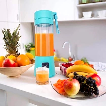 Portable USB Electric Juicer - 6 Blades (Protein Shaker)  by Ruhi Import Store