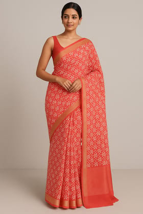 Cotton fancy Sarees