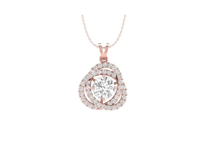 Twisted Together Solitaire Necklace