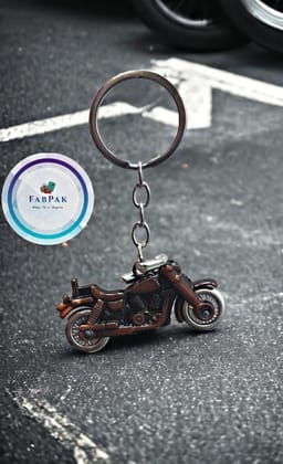 FABPAK Metal Bike Keychain