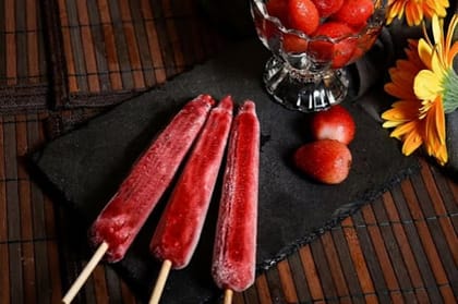 Strawberry Kulfi
