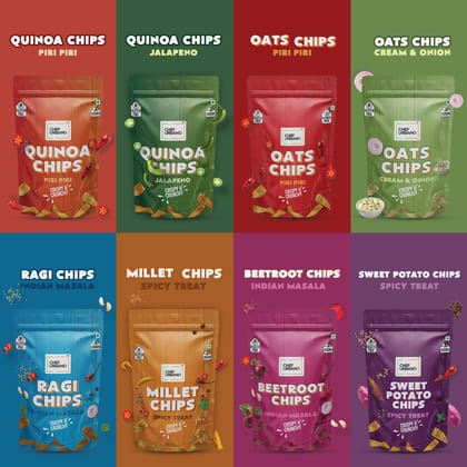 Chef Urbano Combo Chips Oats Piri Piri Pouch 85 Gms Pack Of 3